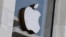 (FILES) The Apple logo is seen at the entrance of an Apple store in Washington, DC, on September 14, 2021.
