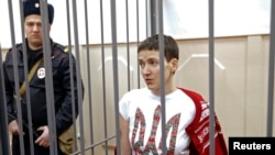 Надежда Савченко в суде, 10 февраля 2015