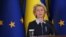 UKRAINE – European Commission President Ursula von der Leyen speaks at a news conference, as Russia's invasion of Ukraine continues, in Kyiv, April 8, 2022