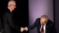 Иржи Драгош и Милош Земан на теледебатах перед вторым туром выборов