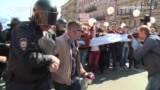 Задержания на первомайских акциях в Петербурге