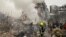 Ukraine -- Russian rocket attack in Poltava. Feb. 1, 2025. 