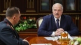 BELARUS --Belarusian President Alyaksandr Lukashenka meets with newly-appointed Interior Minister Ivan Kubrakou in Minsk, October 29, 2020 