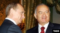 Ислам Каримов и Владимир Путин в 2005 году