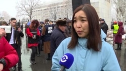 В Бишкеке более тысячи человек приняли участие в акции протеста