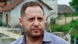 UKRAINE -- Andriy Yermak visits the Trans-Carpathian area in the Velyki Komyaty village, May 27, 2019