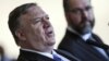 BRAZIL -- U.S. Secretary of State Mike Pompeo (L) and his Brazilian counterpart Ernesto Araujo address a joint press conference in Brasilia, January 2, 2019
