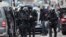 FRANCE - French police forces take position in the Neudorf district of Strasbourg, eastern France, December 13, 2018
