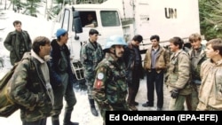 Военные из Нидерландов в Боснии в марте 1994 года