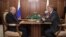 Глава Сбербанка Герман Греф с Владимиром Путиным