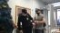 Activist Artem Milushkin in the Pskov court