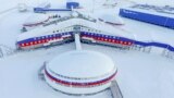 Российская военная база "Арктический трилистник" на острове Земля Александры архипелага Земля Франца-Иосифа. 28 марта 2017 года