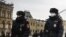 RUSSIA -- Police officers and the Russian National Guard (Rosgvardia) servicemen patrol on Red Square in central Moscow, January 25, 2021