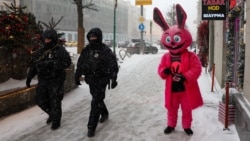 Российские полицейские патрулируют улицы Москвы, 16 февраля 2026 года. Фото Reuters