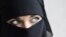A woman wearing nikab 