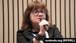 Наталья Дулина на 3-м Конгрессе политзаключенных Беларуси в Вильнюсе, май 2026 года