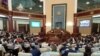 Kazakhstan - Parliament chambers joint session. Astana, 30June2016