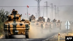 Турецкие танки в Джераблусе, Сирия