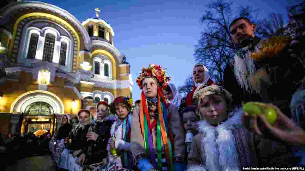 Пасхальная ночь в Киеве. Фото &ndash; Сергей Нужненко