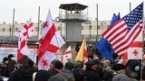 Акция в поддержку оппозиции в Тбилиси 24 февраля 2021 года 
