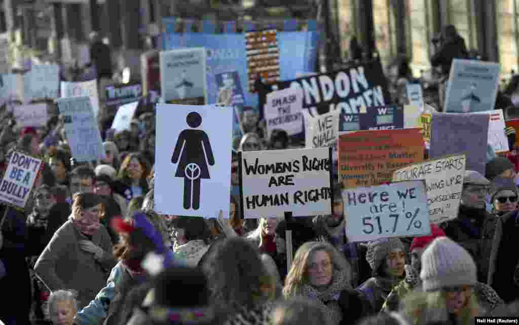 Марш женщин в Лондоне, Великобритания