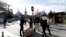 Полицейские блокируют район террористической атаки в Стамбуле в январе 2016