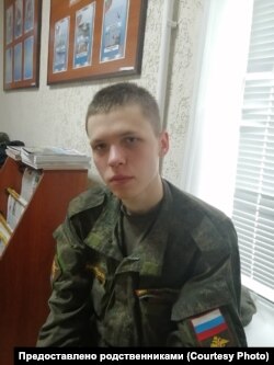 Егор Воронкин в воинской части в Печенге (Мурманская область)