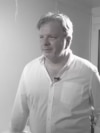 Борис Барабанов во время интервью Настоящему Времени в Праге