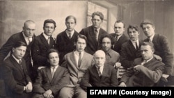 Литературное объединение "Узвышша". Минск, 1928 год