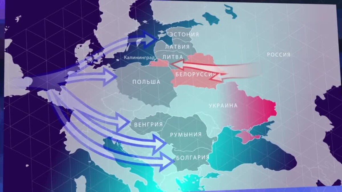 Карта расширения НАТО