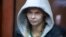 RUSSIA – MOSCOW, JANUARY 19, 2019: Belarusian model Anastasia Vashukevich also known as Nastya Rybka appears in Moscow's Nagatinsky District Court. Earlier Vashukevich was detained at Moscow's Sheremetyevo Airport after being deported from Thailand for so