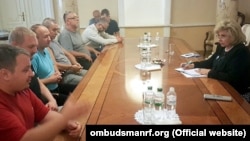 Встреча Москальковой и керченских моряков, Киев, 26 июня 2018 года