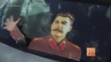 Сталин на заднем стекле иномарки
