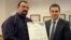 Стивен Сигал с руководителем проекта "Золотое кольцо Боспорского царства" Христофором Константиниди