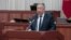 Kyrgyzstan - Kubatbek Boronov -Kubatbek Boronov speaks in front of the parliament in the Jogorku Kenesh - Кубатбек Боронов 16 June 2020