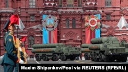 Репетиция парада Победы в Москве в мае 2024 года