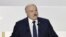 BELARUS -- Belarusian President Alyaksandr Lukashenka addresses the All-Belarusian People's Assembly in Minsk, February 11, 2021