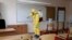 RUSSIA – sanitization of the school by the beginning of the school year, Moscow, 25 Aug 2020