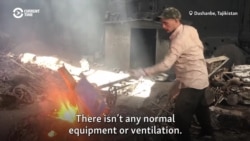 At Tajik Scrap-Metal Factories, Air Pollution, Work Hazards Are The Cost Of Business