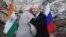 Путин и Нарендра Моди на саммите ШОС в Бишкеке