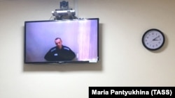 Фото с суда над Алексеем Навальным, 31 мая 2021 года