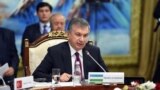 Президент Узбекистана Шавкат Мирзиёев на саммите в Бишкеке