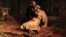 Russia -- Ivan the Terrible kills his own son, painting by Repin