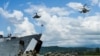 Вертолеты Ka-52 на учениях в Гадауте 