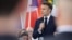 French President Emmanuel Macron attends a debate with the German President during their visit of the Festival of Democracy (Demokratiefest) in Berlin, Germany on May 26, 2024.