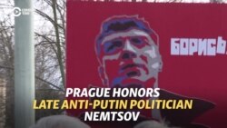 Prague Names Square After Slain Russian Opposition Leader Nemtsov