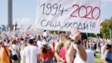 BELARUS – During one of the protests in Minsk in the summer of 2020