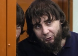 Zaur Dadayev in the Moscow District Military Court on July 13, 2017, the day of sentencing in the Boris Nemtsov murder trial.