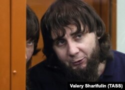 Zaur Dadayev in the Moscow District Military Court on July 13, 2017, the day of sentencing in the Boris Nemtsov murder trial.