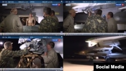 Скриншоты из репортажей, где видны бомбы, которые Россия применяет в Сирии для бомбардировок